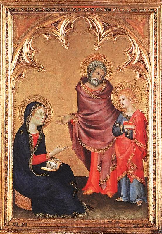 Simone Martini Christ Returning to his Parents Spain oil painting art